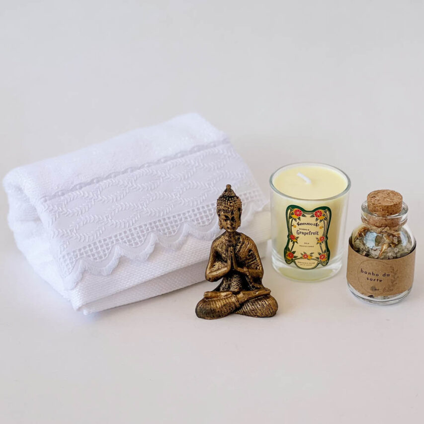 Cesta Zen com Buda e Sais da Sorte - Image 3