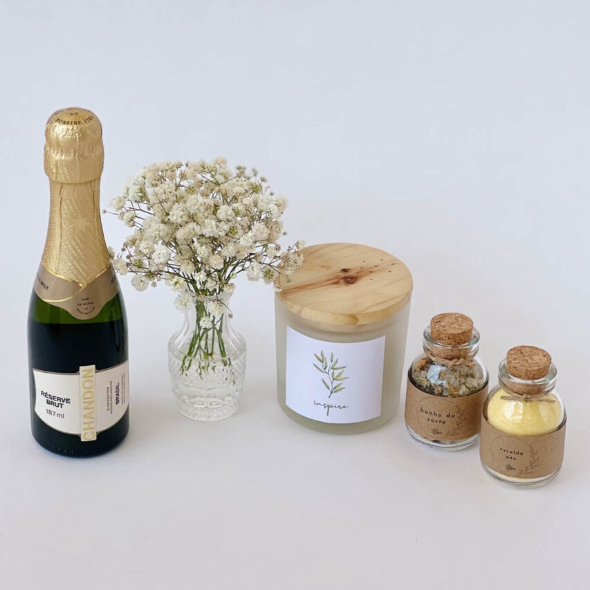 Cesta com Chandon e Vela - Image 3