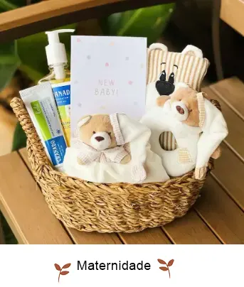 Cesta Ocasião Maternidade - Poê Cestas para presentear