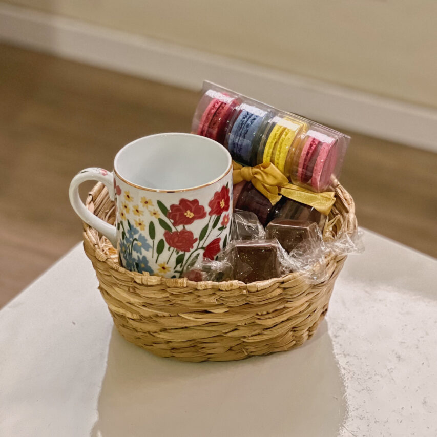 Kit Caneca e Macarons Dia das Mães