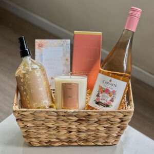 Cesta Premium com Vinho Dia da Mães