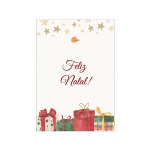 Cartão Natal Presentes
