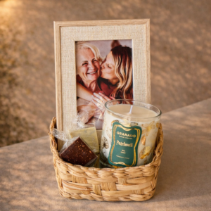 Presente Dia das Mães com Vela e Foto