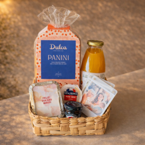 Cesta Café da Manhã Pequena Dia das Mães