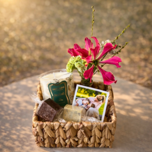 Cesta Presente Dia das Mães com Foto e Vela Granado