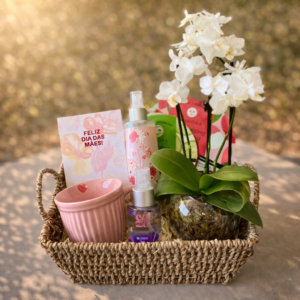Cesta Spa Dia das Mães com L’Occitane, Orquídea e Skincare