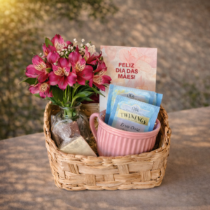 Cesta Dia das Mães com Chás