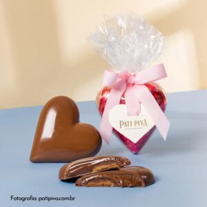 Cesta Dia dos Namorados com Foto e Chocolate