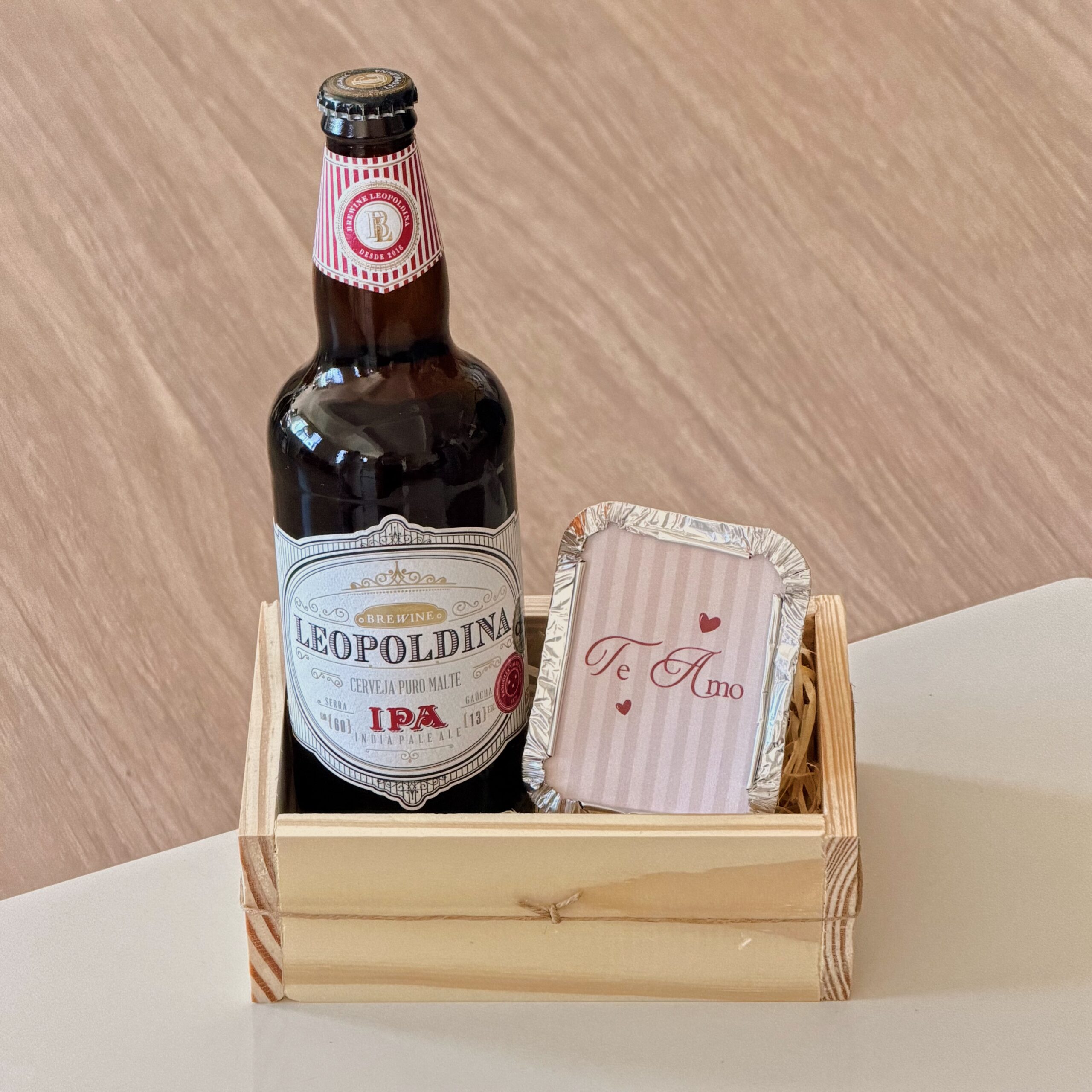 Cesta Cerveja e Brownie Te Amogbv
