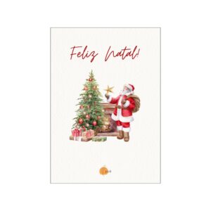 Cartão Feliz Natal Clássico