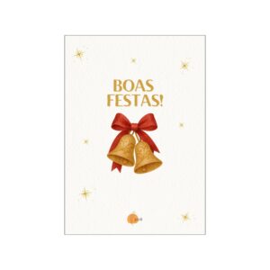 Cartão Boas Festas Sinos