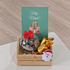 Kit Natalino com Bola de Dragê e Lindt